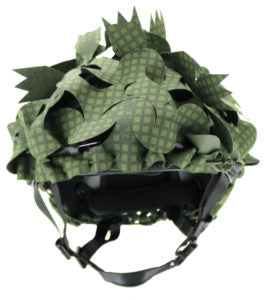 Desert Night Camo Predator Ghillie™ Helmet Cover – Beez Combat Systems